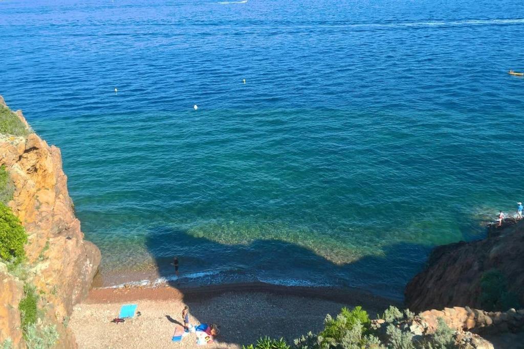 2 Pieces Climatise A 200M Des Plages Théoule-sur-Mer Exterior foto